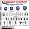 Service Caster 3.5'' Blue Poly Swivel 1-3/8'' Expanding Stem Caster Total Lock Brake SCC-EXTTL20S3514-PPUB-BLUE-138 - alternate 4